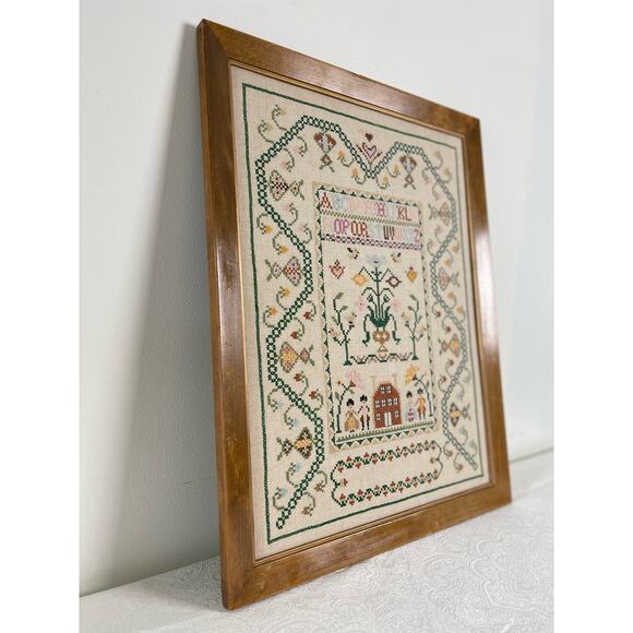 Paragon‎ Needle Craft Stitched Finished Framed Friendship Sampler Cross Stitch - Picture 3 of 8